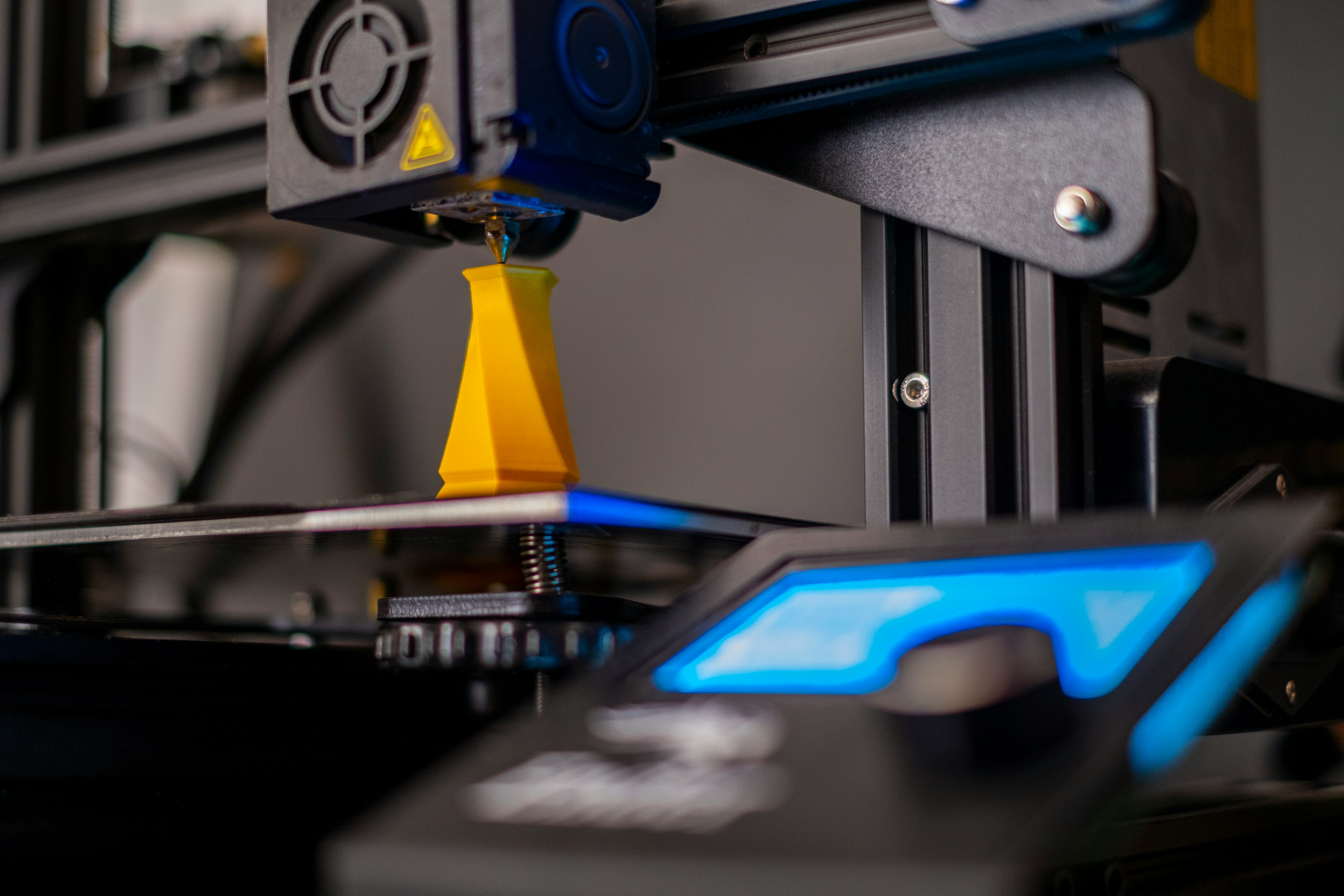 3D printer mid-print